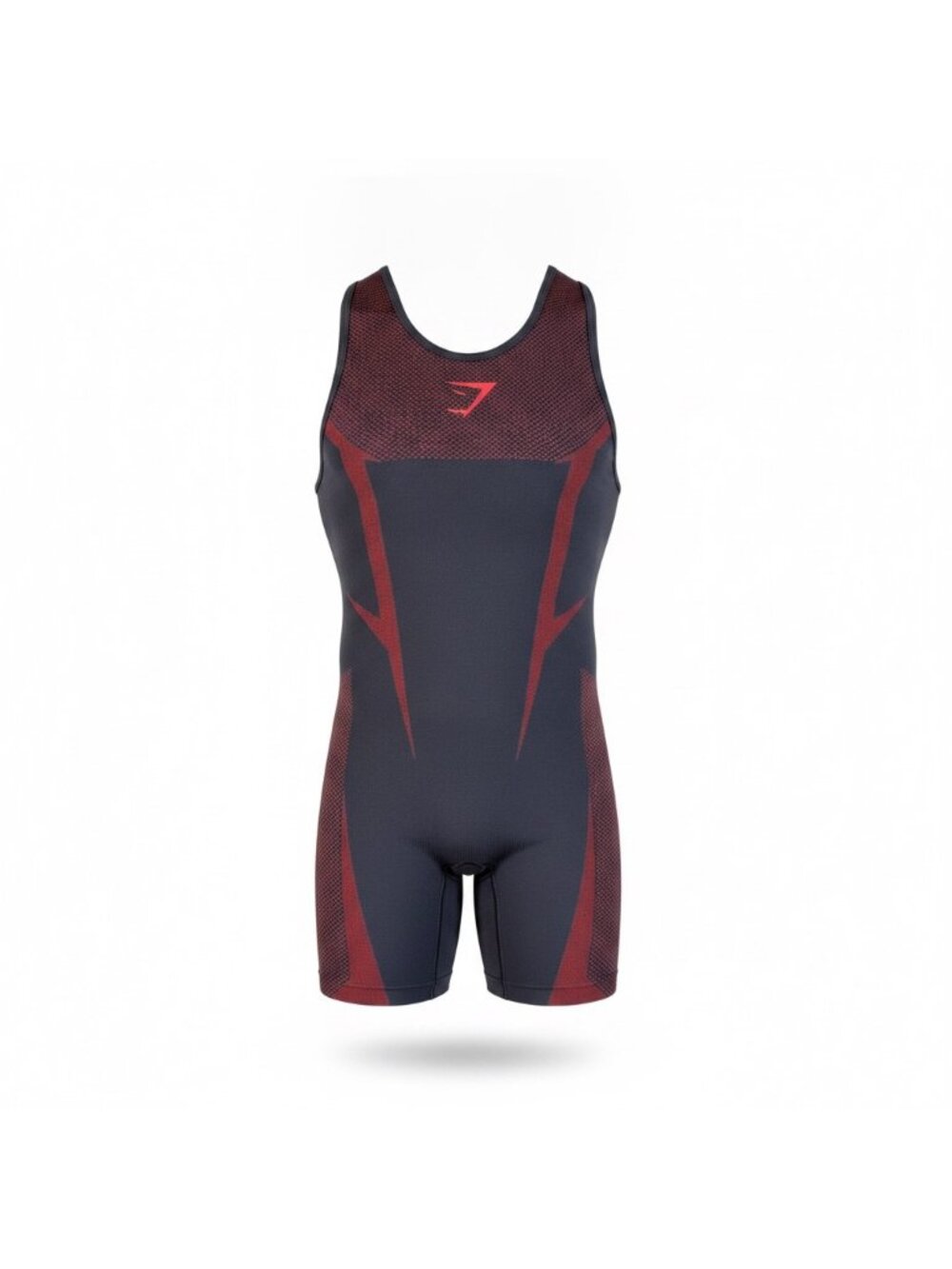 GymShark Mens Black/Red Seamless Singlet Muscle Fit Comfortable Stretchy Size S